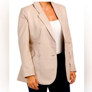 BOD & CHRISTENSEN leather blazer